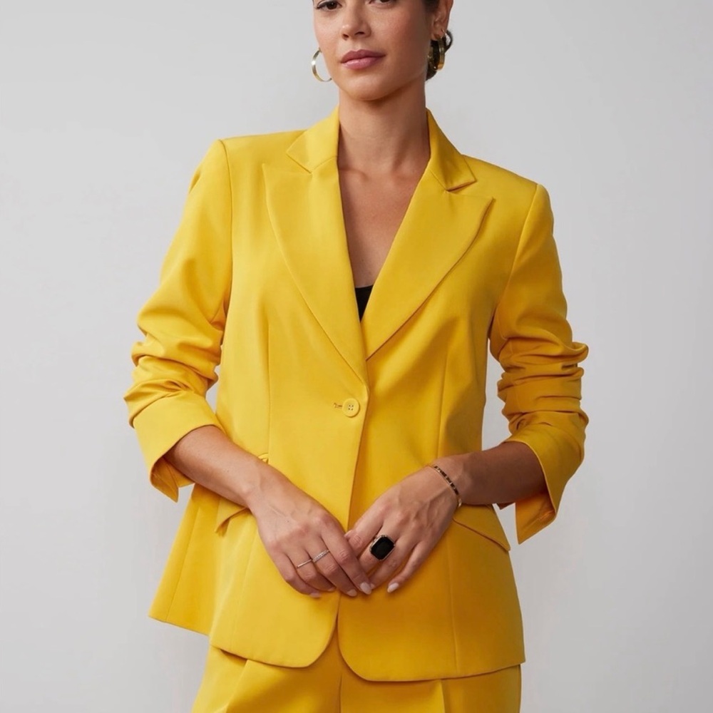 NY&Co Yellow Pansuit Set